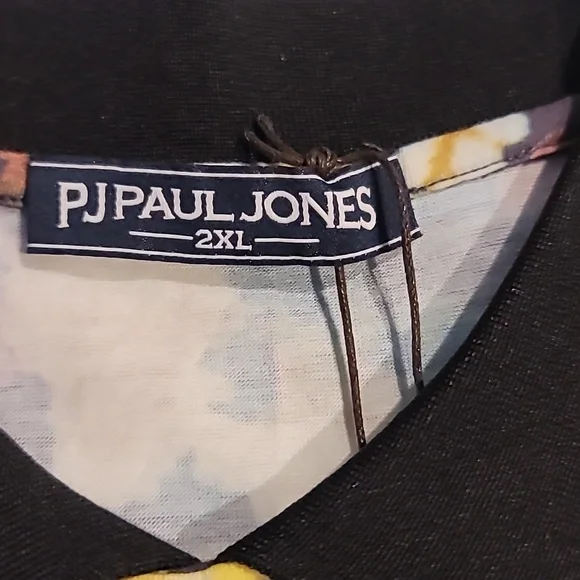 NWT PJ PAUL JONES Flower Polo Shirts - Picture 9 of 14